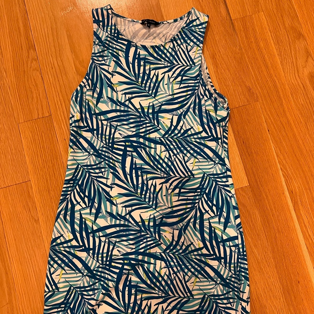 Fitted Blue Mini Dress Perfect For Summer